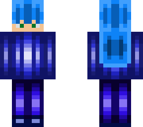 blue girl gradient
