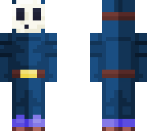 dark blue shy guy