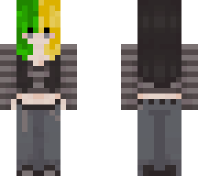 green & yellow goth
