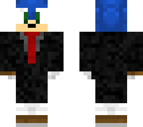 sonic in a suit
