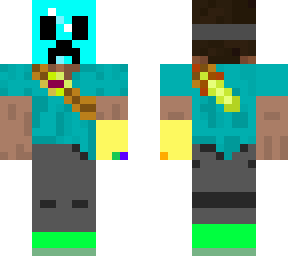 steve with creeper mask ver. 4