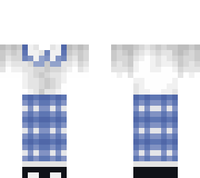 blue school uniform