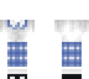 blue school uniform