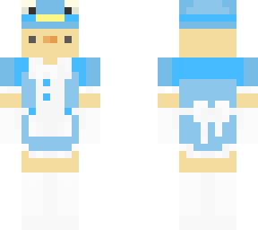 patito maid azul