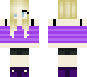 purple cool viral girl
