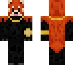 red panda with ice