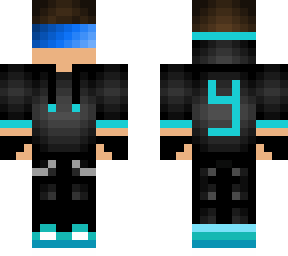 y'lan cool boy cyan hoodie
