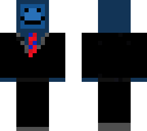 blue guy in suit