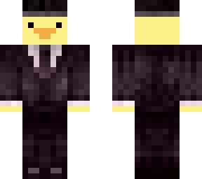 ducky in a suit with a hat