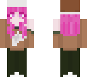 y2k pink hiar girl skin