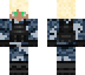 blond navel officer