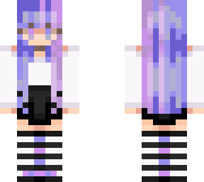 blue & purple party girl!