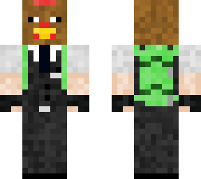 mr. rooster's new outfit (with human skin)
