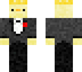 ducky in tux with crown