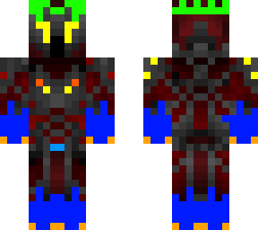 man in blue fire