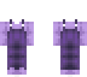 ob - purple overalls w/ light sleeves