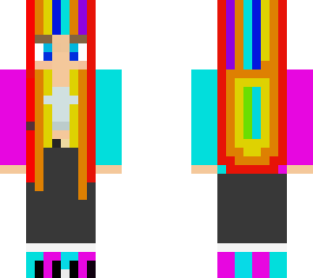 girl rainbow