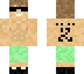 beach green guy
