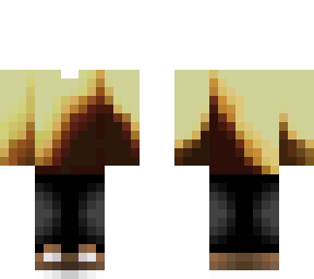 minecraft skin over it is