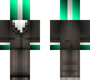 nigeria flag as a human