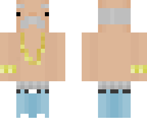 old man with ice