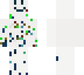 paper man who is painted on