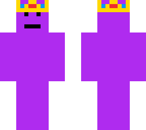 purple guy with crown