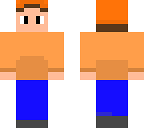 random orange guy with hat bruh