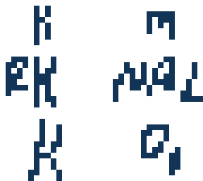 blob of letters