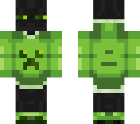 enderman - creeper hoodie