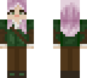 pink hair elf
