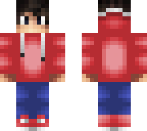red hoodie