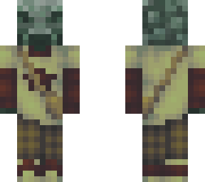 stone golem in clothes