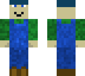 strange guy in overalls