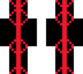 black and red theme skin