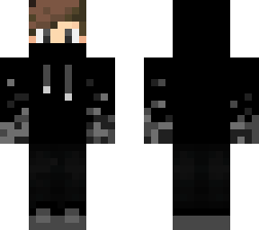 boy with black hoddie