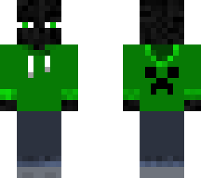 greenderman in a sweatshirt
