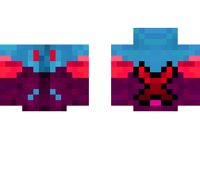 team "x" hoodie  purple/cyan/pink version