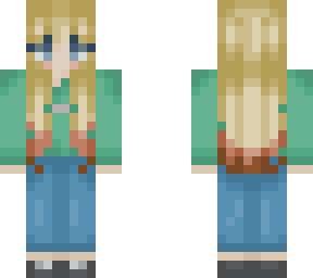 girl with mint hoodie and fox tips