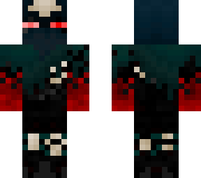 blue courage but enderman (helloween)