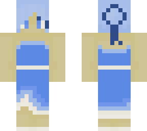 blue dress girl