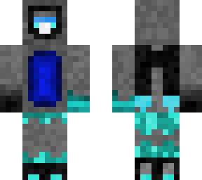 blue themed robot