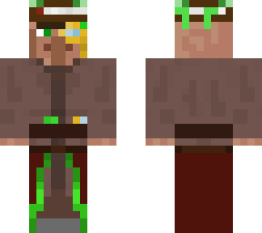 emerald expert villager (villager was made by chaseadljkf)