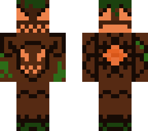 angry wooden man