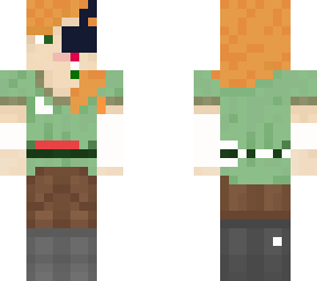destroyed alex | Minecraft Skin