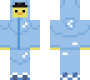 duck with drip blau