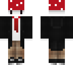mushroom in a suit