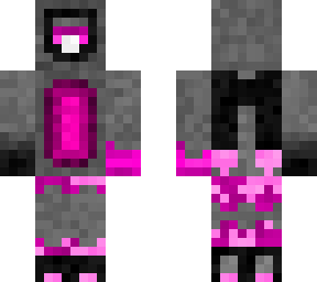 pink themed robot