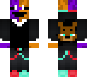 purple and orange guy