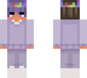 purple sweatshirt